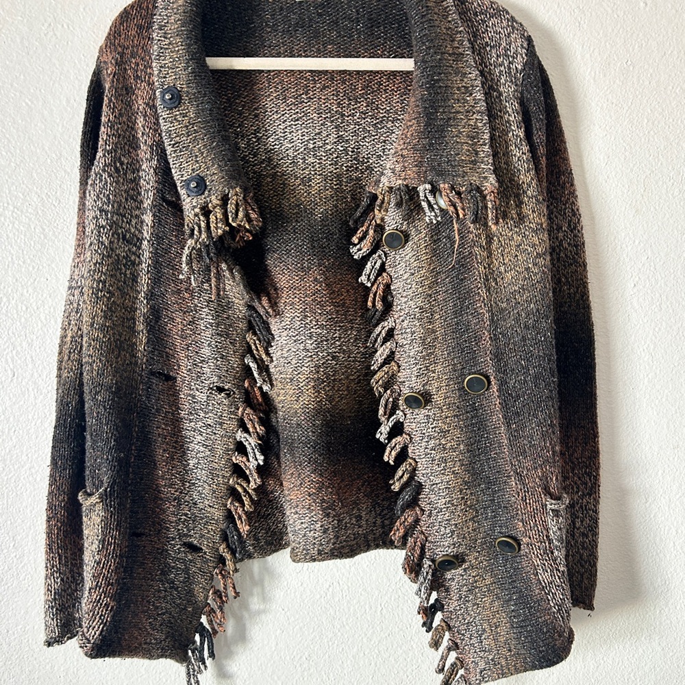 CAbi Multicolor Knit Cardigan